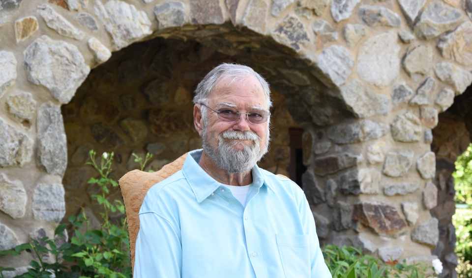 Donor Jim Anderson at his Sacramento home