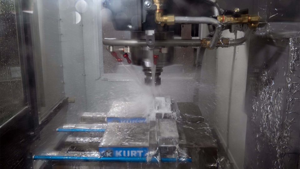 A CNC machine hard at work during the grand opening. (José Luis Villegas/UC Davis)